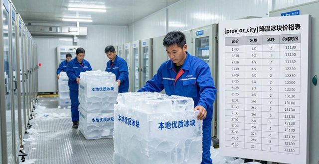 金华降温冰块多少钱一吨？本地制冰厂报价来了