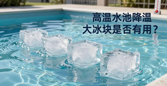 金华高温水池降温大冰块，到底管不管用？
